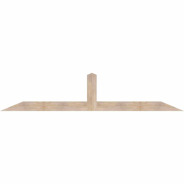 Ekena Millwork Portland Smooth Timber Gable Bracket, Douglas Fir, 108"W x 22"H x 5 1/2"D x 5 1/2"F, 5/12 Pitch GBW108X22X0606POR00SDF - main